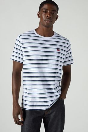 Levi's Short Sleeve Classic Housemark T Shirt - Men - XL - Grey / Gray Mist