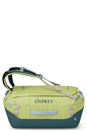 Osprey Transporter 40-Liter Duffle Carry-On Luggage in Glow Dew/Torrent Blue at Nordstrom