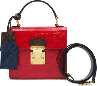 Louis Vuitton Borsa a tracolla Spring Street in pelle Vernis con monogramma 2020 - Rosso