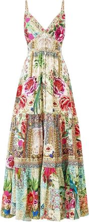 Camilla Sultans And Queens gelaagde maxi-jurk - Beige