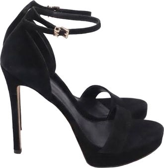 Michael Kors Jordyn Platform Heels in Black Suede