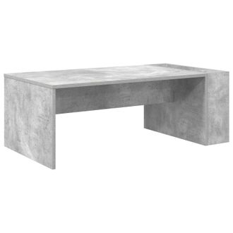 vidaXL Mesa De Caf&eacute; Gris Concreto 95 X 50 X 34 Cm Madera De Ingenier&iacute;a Vidaxl
