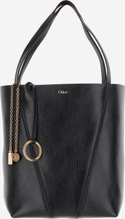 Chlo&eacute; Chlo&eacute; Chlo&eacute; Spin Tragetasche aus kastanienbraunem Leder