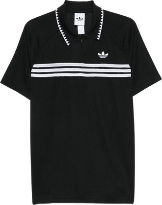 adidas Striped-detail Polo Shirt