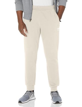 adidas Originals Adidas Originals Mens Trefoil Essentials Pants Track, Wonder White, Large
