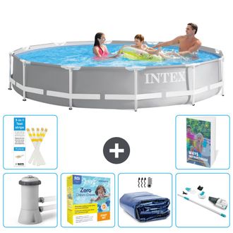 Intex Piscina Prism Frame Redonda - 366x76 Cm - 7-piezas S196