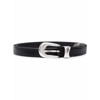 Our Legacy Accessoires, Heren, Zwart, 90 CM, Leer, Riem 2 cm