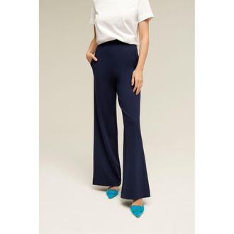 Isaac Mizrahi New York Wide Leg Ponte Pants