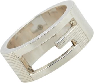 Gucci Silver 925 Band Ring (Pre-Owned)