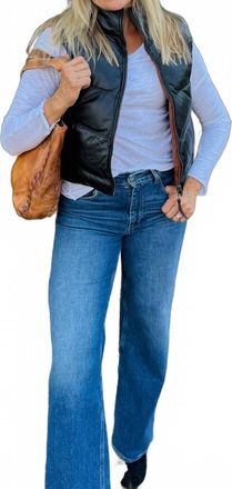 Mauritius Ellen Reversible Vest In Black/cognac