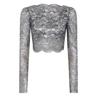 Paco Rabanne Top Argento-Donna