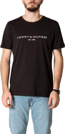 Tommy Hilfiger Tee SS Core Logo Shirt Zwart