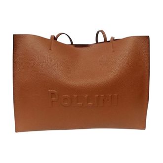 Pollini Tote Bags, female, Brown, Size: ONE SIZE Shoulder Bag