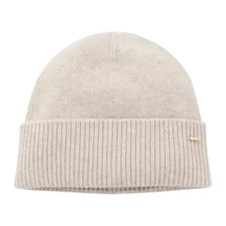 HUGO BOSS Wollen muts - Dames - Accessoires - Beige - Maat: ONE Size Wol