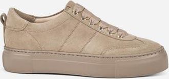 AGL Cecilia Sneaker in Water Resistant Suede Leather in Beige Velour at Nordstrom, Size 37.5