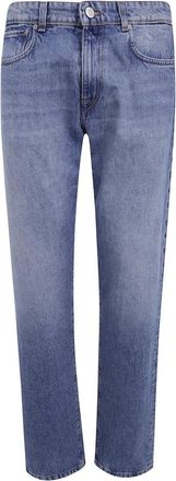 Incotex Heren, Jeans, Blauw, Maat: W36