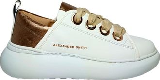 Alexander Smith Sneakers, female, White, Size: 5 US Leather Sneaker