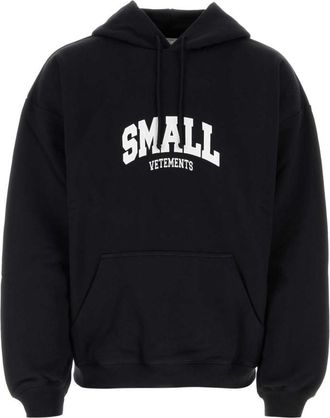 VETEMENTS Black Oversize Sweatshirt