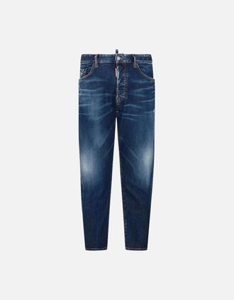 Dsquared2 Mens Dsquared2 Dark Wash Cool Guy Jeans in Blue - Size: 30/32