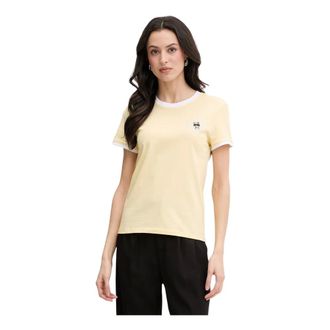Karl Lagerfeld Donna, Top, Giallo, S, new