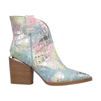 Alma En Pena Alma EN Pena, Schoenen, Dames, Veelkleurig, 39 EU, Leer, Enkellaars hak vooropening