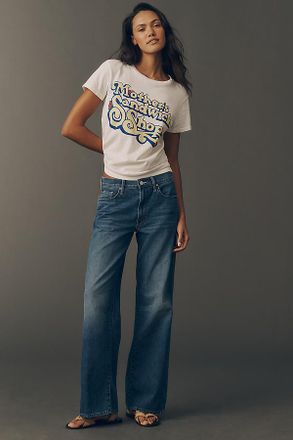 Mother Maven Skimp Mid-Rise Wide-Leg Jeans