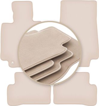 OEM Alfombrillas Premium Beige Para: Mercedes C W205 Familiar, Sed&aacute;n 2015