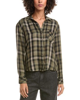 Bella Dahl Slouchy Pocket Button Down Shirt