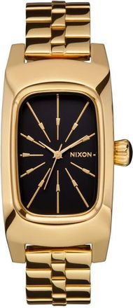 Nixon Frankie Bracelet Watch, 24mm in Mid Century /Gold /Black at Nordstrom