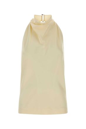 Stella McCartney Stella Mc Cartney Cream Satin Top