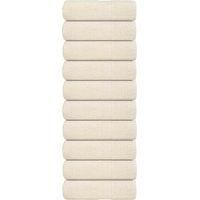 OEM Servilletas De Invitados Frogn, Juego De 10, Color Crema, 30 X 50 Cm, 360 G/m&sup2; - Crezuo