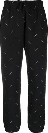 Iro Rechte broek - Dames - Straight fit broeken - Zwart - L - Katoen - Broeken