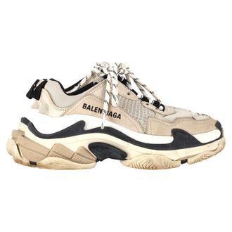 Balenciaga Balenciaga Triple S Sneakers in Beige Polyester