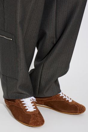 Bottega Veneta Suede Sneakers, Mens, Brown