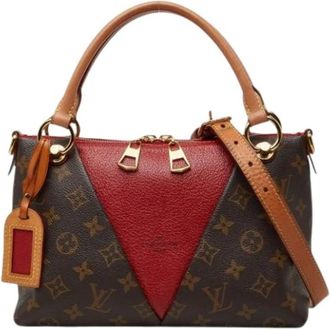 Louis Vuitton Pre-owned V Tote BB - Dames - Vintage Handtas - Rood - ONE Size - Vintage