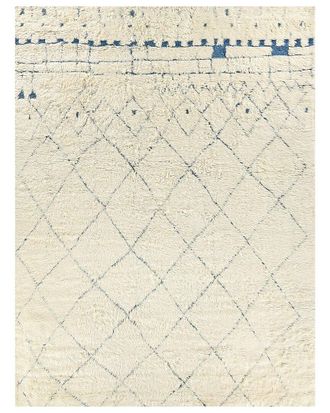 Exquisite Rugs Moroccan Hand-Knotted New Zealand Wool Area Rug