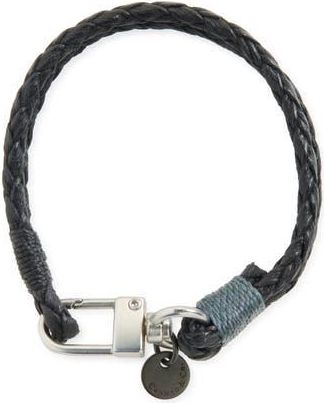 Caputo & Co. Mens Cord Craftman Bracelet in Black at Nordstrom Rack