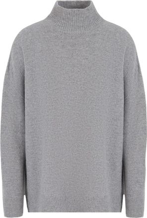 Emporio Armani Elegante Zwaan Jurk - Heren - Coltruien - Grijs - XS - Truien & Vesten