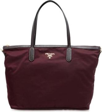 Prada Pre-owned Tote Bags, female, Red, Size: ONE SIZE Pre-owned Satchel