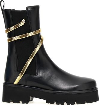 Rene Caovilla Black Cleo Ankle Boots