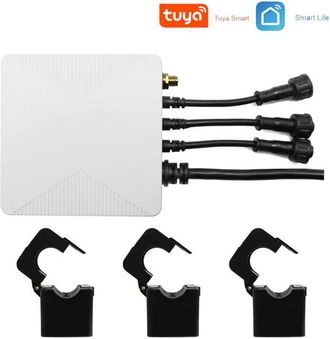 OEM Contador Trif&aacute;sico De Consumo Y Eficiencia Energ&eacute;tica Bidireccional Para Fotovoltaica 80a Tuya Wifi