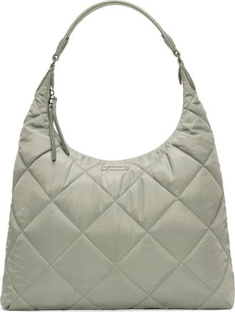 MZ Wallace Madison Quilted Nylon Shoulder Bag in Agave Green at Nordstrom