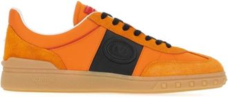 Valentino Garavani Stijlvolle Sneakers - Heren - Sneakers - Oranje - 40 EU - Leer - Schoenen