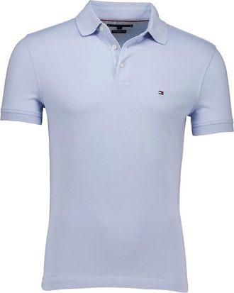 Tommy Hilfiger Polo shirt korte mouw lichtblauw - Heren - Polos - Blauw - 2XL - Tops