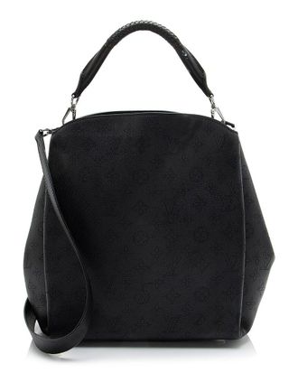 Louis Vuitton Black Mahina Leather Babylone Pm (Authentic Pre-Loved)