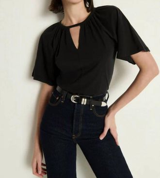 Nation Ltd Tracy Keyhole Top In Black