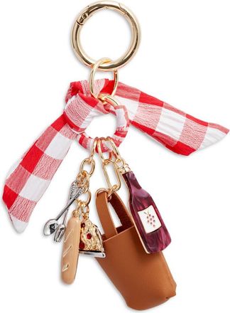 Chelsea28 Picnic Basket Bag Charm in Red Multi- Gold at Nordstrom
