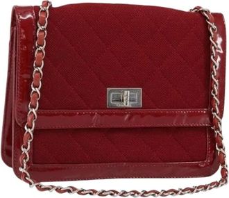 Chanel Pre-owned Coated Canvas Cross Body Bag - Dames - Vintage Schoudertas - Rood - ONE Size - Vintage