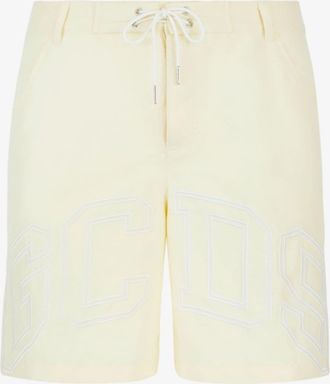 GCDS logo-print swim shorts - men - Polyester/Spandex/Elastane/Nylon - L - Yellow