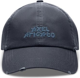 Axel Arigato Floral Washed Cap - unisex - Petten - Blauw - ONE Size - Katoen - Accessoires
